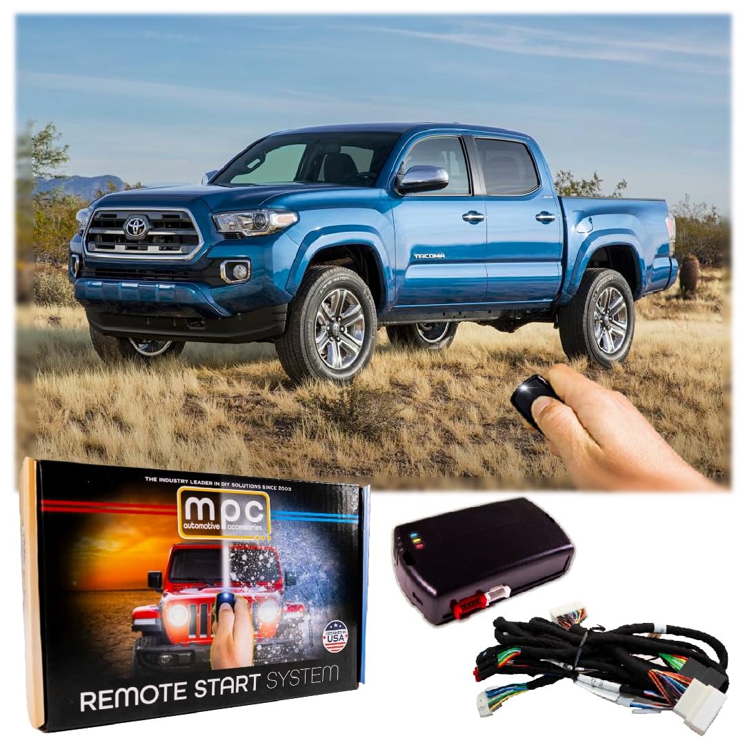 Remote Starter For 2016 2019 Toyota Tacoma || 100% Plug N Play || Press Oem Key Fob 3X Lock To Start || Push To Start || Gas ||